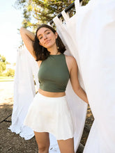 Load image into Gallery viewer, high neck crop tank- last call