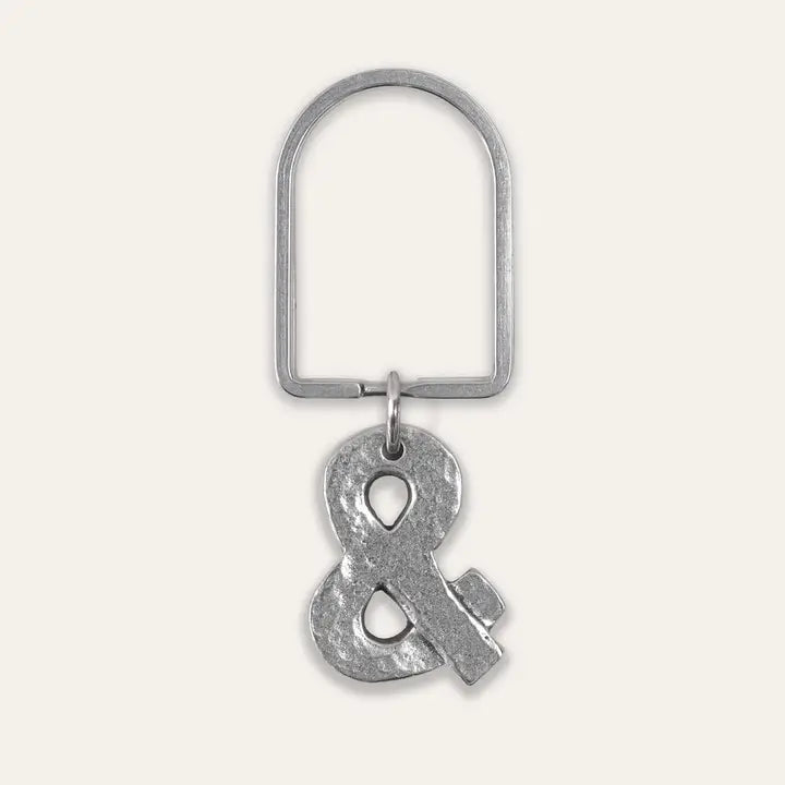 ampersand key ring