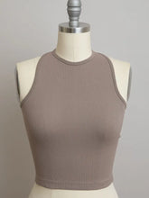 Load image into Gallery viewer, high neck crop tank- last call