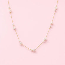 Load image into Gallery viewer, dainty pearle neck charm