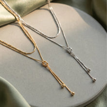 Load image into Gallery viewer, dainty lariat neck charm