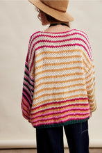 Load image into Gallery viewer, brite stripe cardi