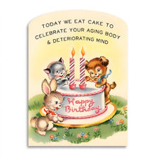 Load image into Gallery viewer, today we eat cake card