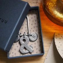 Load image into Gallery viewer, ampersand key ring