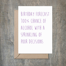 Load image into Gallery viewer, birthday forecast