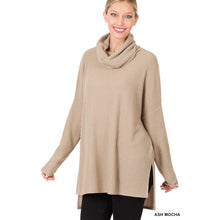Load image into Gallery viewer, cowl neck waffle- last call
