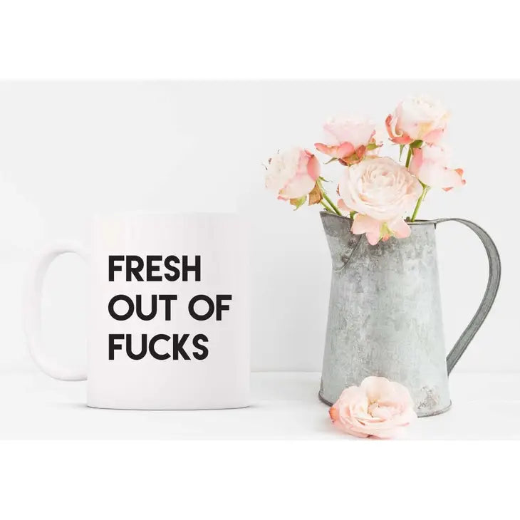 fresh out mug