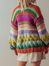 Load image into Gallery viewer, hand knit multi sweater
