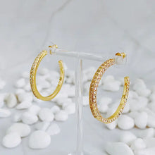 Load image into Gallery viewer, sparkle hoops
