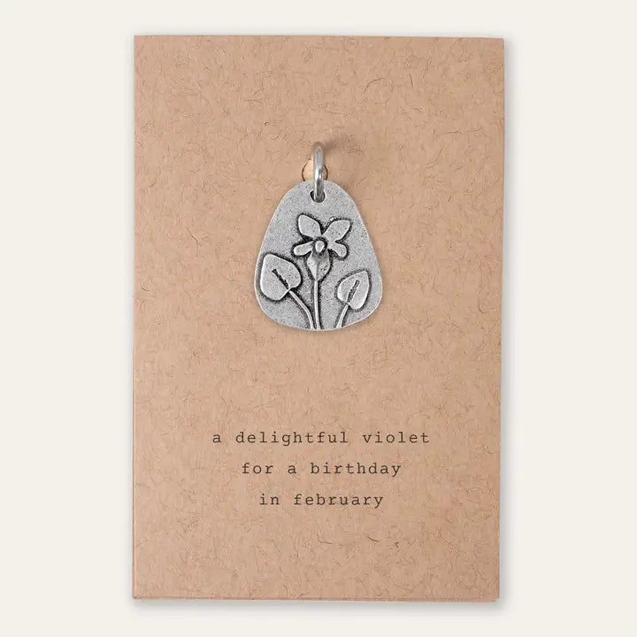 birth month flower charms