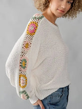 Load image into Gallery viewer, crochet sleeve sweater
