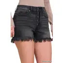 Load image into Gallery viewer, button front denim shorts
