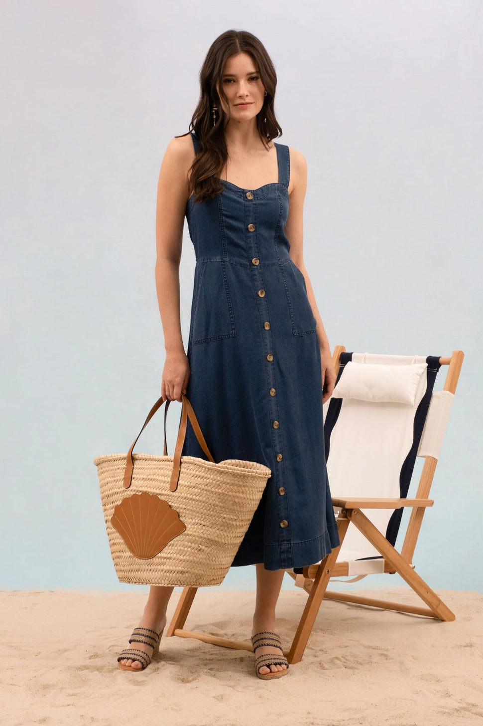 denim dress