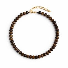 Load image into Gallery viewer, tigers eye bead neck charm
