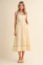Load image into Gallery viewer, lemon stripe dress
