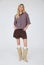 Load image into Gallery viewer, short sleeve stripe cardi
