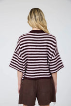 Load image into Gallery viewer, short sleeve stripe cardi

