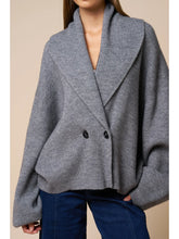 Load image into Gallery viewer, black button sweater
