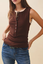 Load image into Gallery viewer, henley tank
