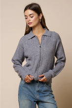 Load image into Gallery viewer, zip collar sweater
