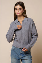 Load image into Gallery viewer, zip collar sweater
