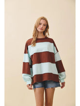 Load image into Gallery viewer, block stripe tee
