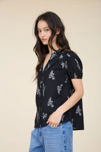 Load image into Gallery viewer, floral split neck
