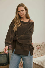 Load image into Gallery viewer, dark chocolate pullover
