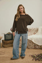 Load image into Gallery viewer, dark chocolate pullover
