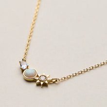Load image into Gallery viewer, sun and moon neck charm
