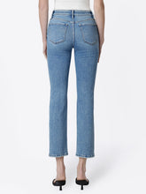 Load image into Gallery viewer, mid rise medium wash ankle jean
