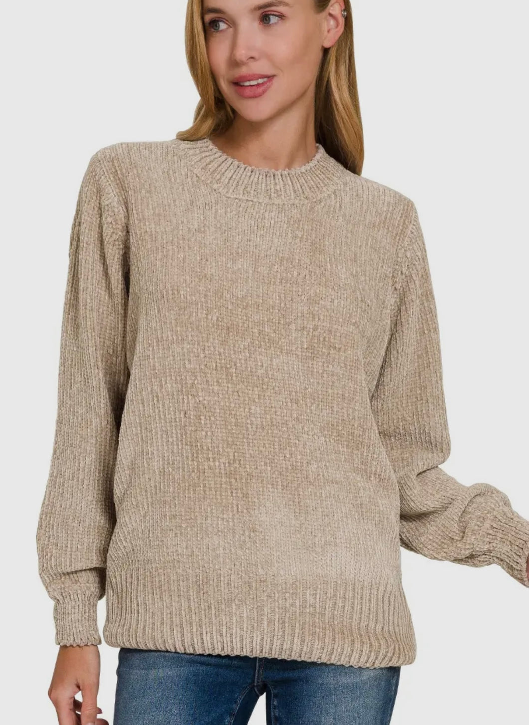 chenille sweater- last call