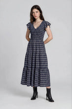 Load image into Gallery viewer, navy plaid dress
