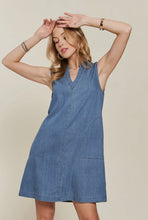 Load image into Gallery viewer, denim shift dress
