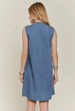 Load image into Gallery viewer, denim shift dress
