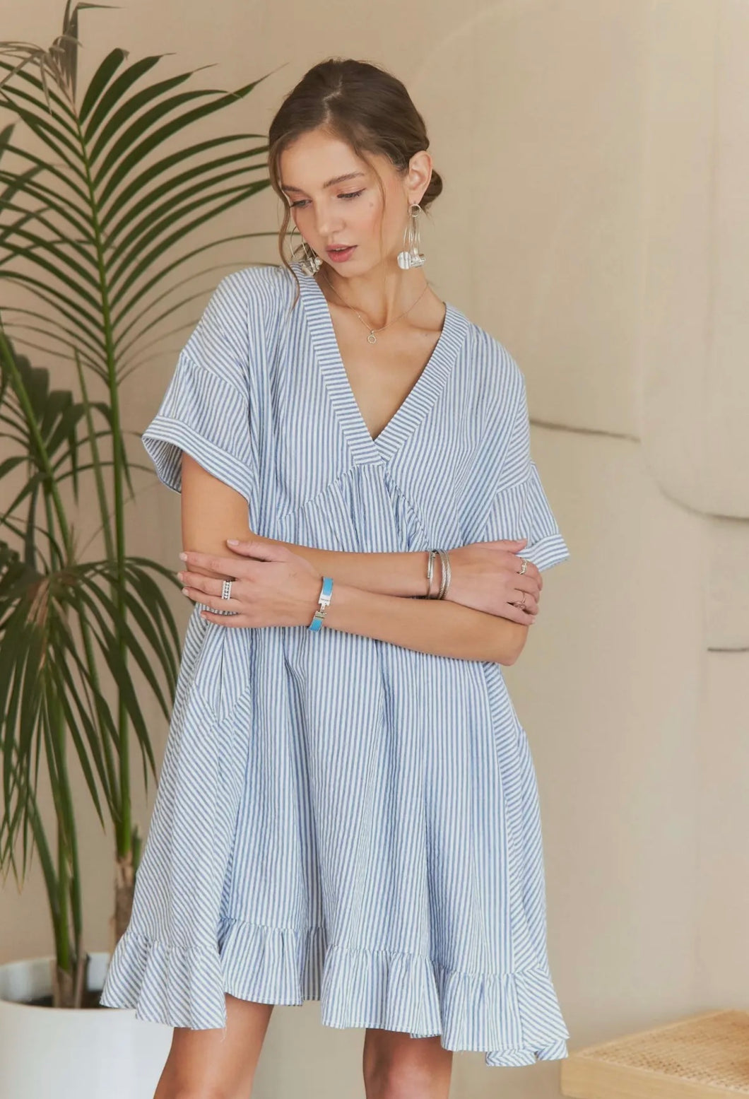 seersucker dress