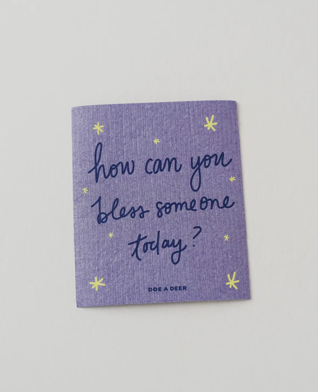 bless someone today dishcloth