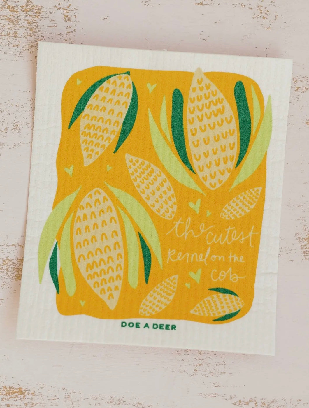 cutest kernel Swedish dish towel