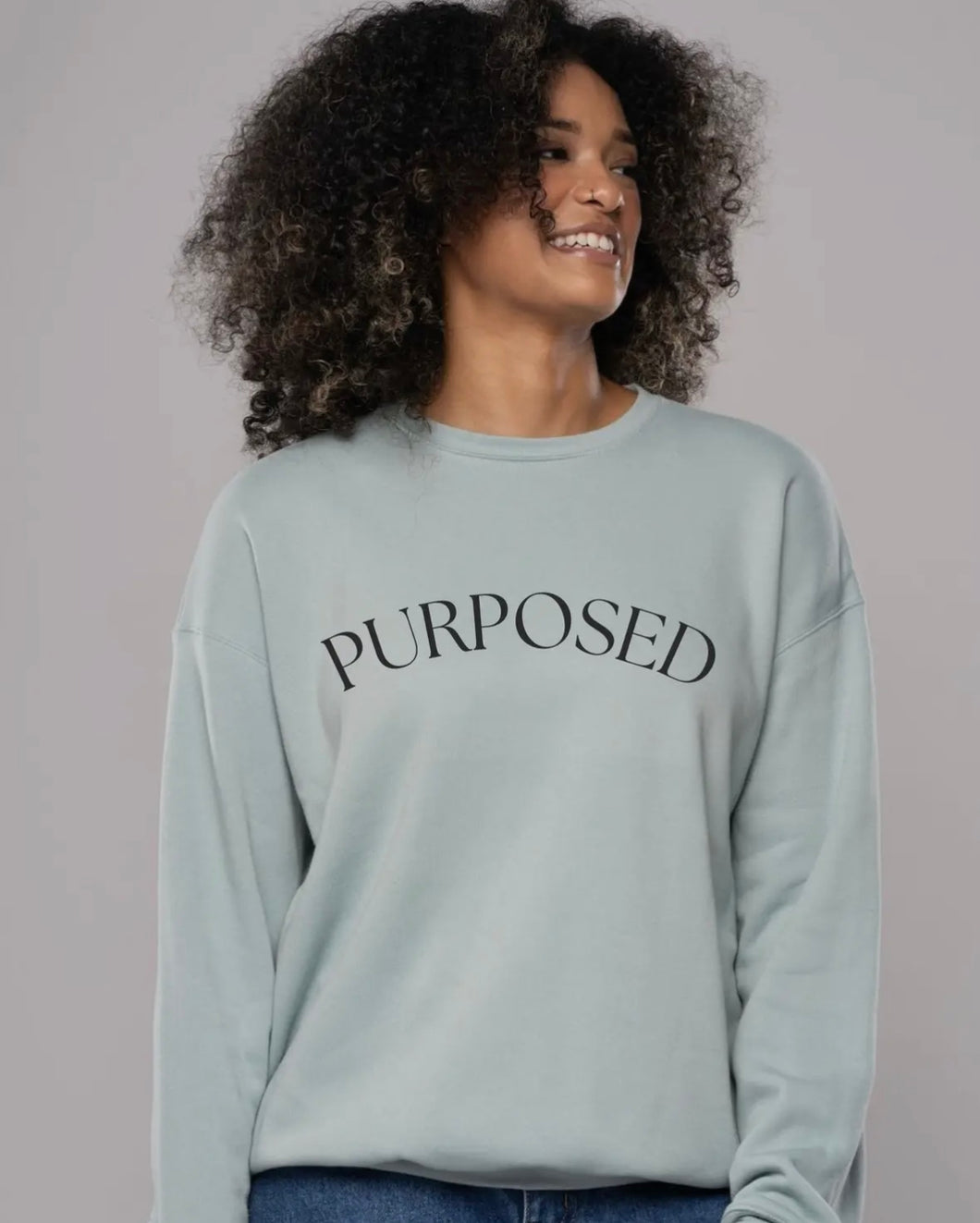 purposed sweatshirt