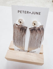 Load image into Gallery viewer, feather shimmer ear charms

