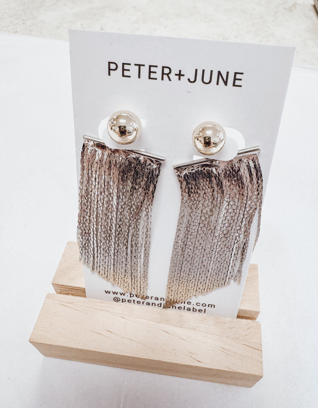 feather shimmer ear charms