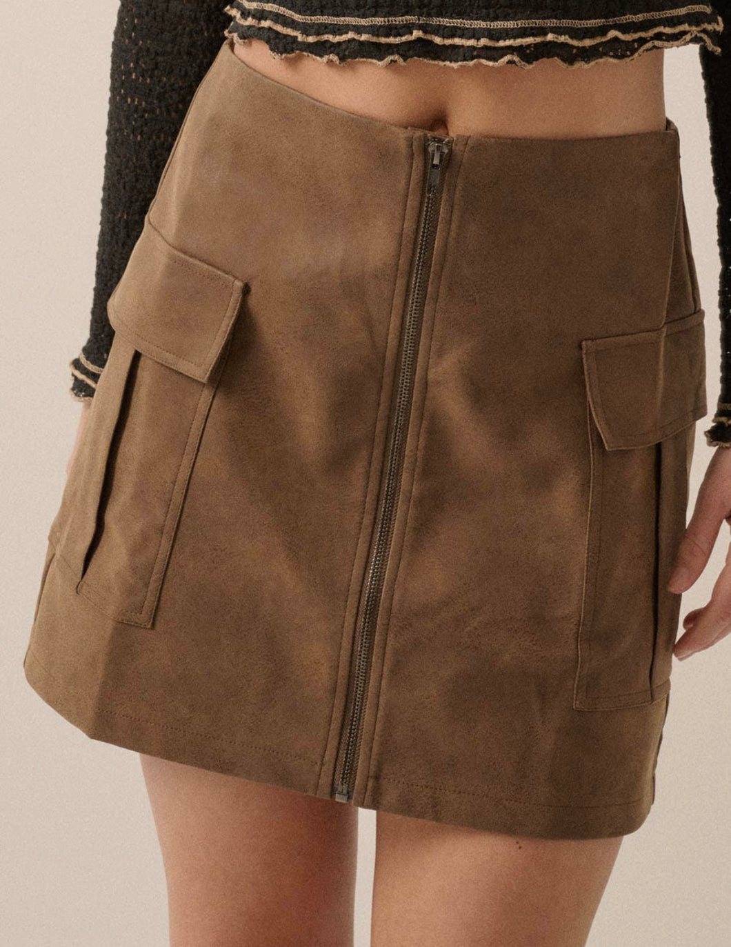 suede skirt