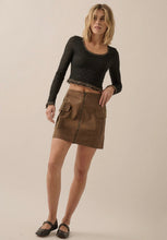 Load image into Gallery viewer, suede skirt
