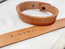 Load image into Gallery viewer, raw leather bracelets

