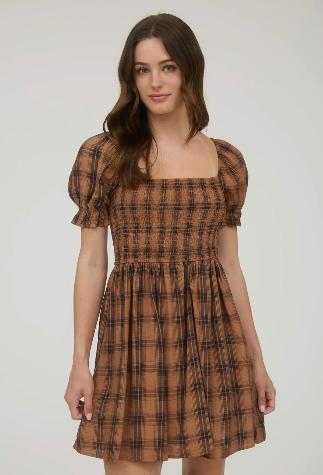 fall plaid dress