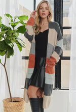 Load image into Gallery viewer, soft stripe cardi
