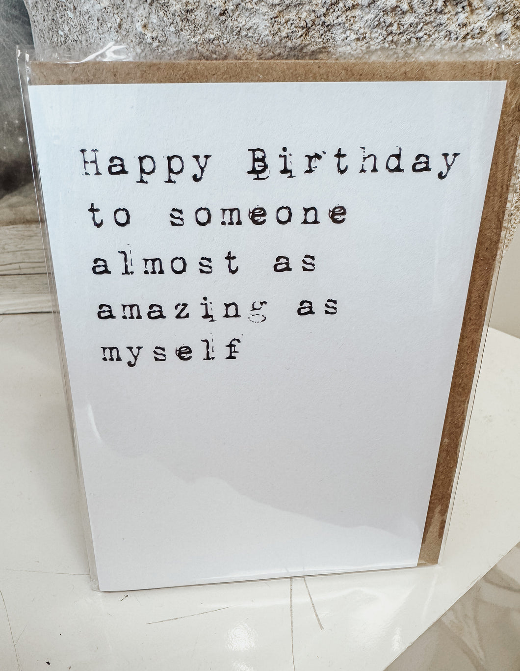 amazing birthday card