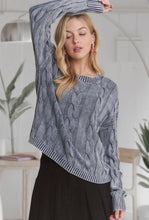Load image into Gallery viewer, vintage cable sweater
