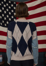 Load image into Gallery viewer, argyle denim sleeve
