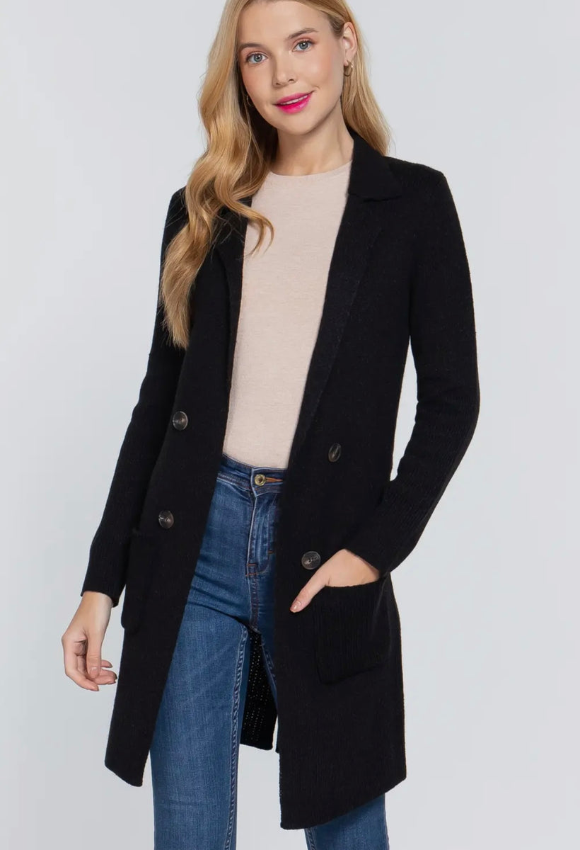 trench sweater- last call – sunny grae